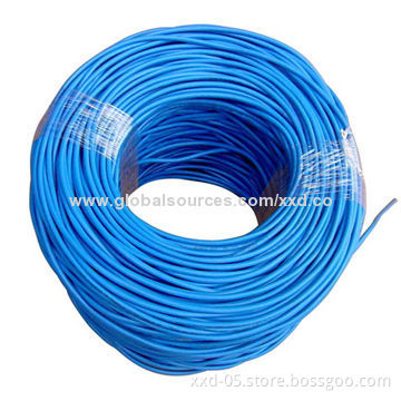 UTP Twisted-pair Network/Cat5e LAN Cable with Pure Copper Conductor, PE Insulation